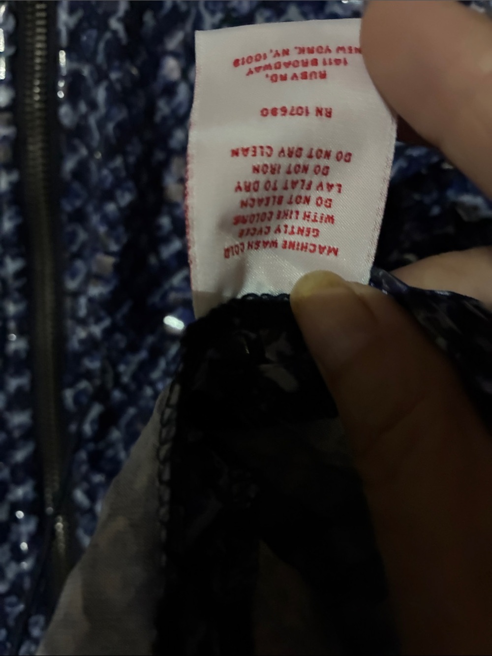 Ruby Rd Textured Zip Bomber Jacket - Picture 8 of 11
